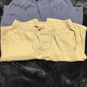 2 Pair Wonder Nation, 10-12, khaki and Heather blue